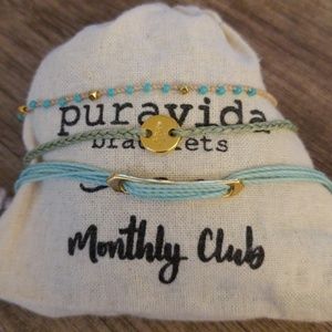 Set of 3 Puravida Monthly Club Bracelets